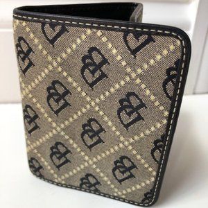 Dooney & Bourke Slim Trifold Canvas Wallet
